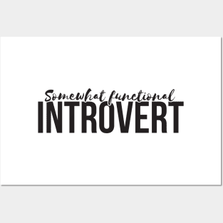 Functional Introvert Posters and Art